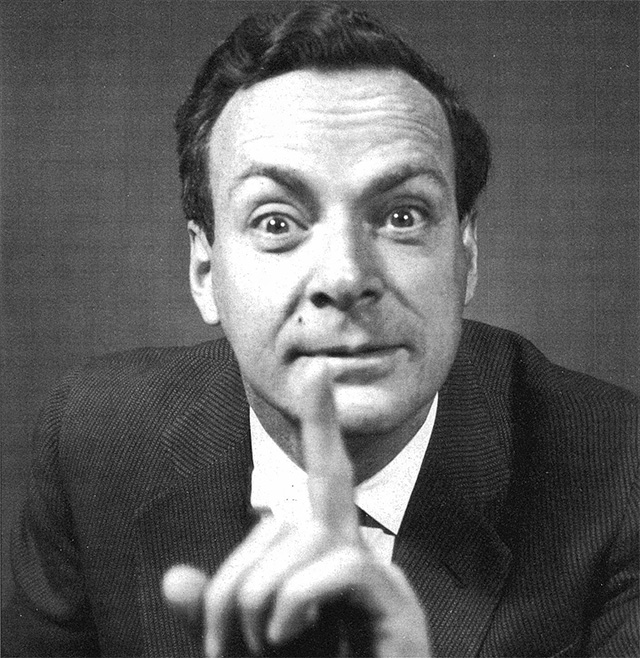 Feynman, autor de ¿Está usted de broma, Sr. Feynman? Feynman