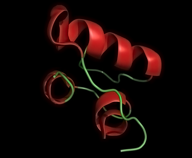 Estructura biomolecular de la insulina, la primera proteína secuenciada Estructura molecular de insulina