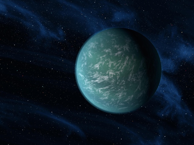 Kepler-22b, nuevo planeta que puede ser similar a la Tierra Interpretación artística de Kepler-22b