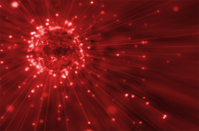 Visualización de un objeto Thorne-Zytkow objeto T-Z