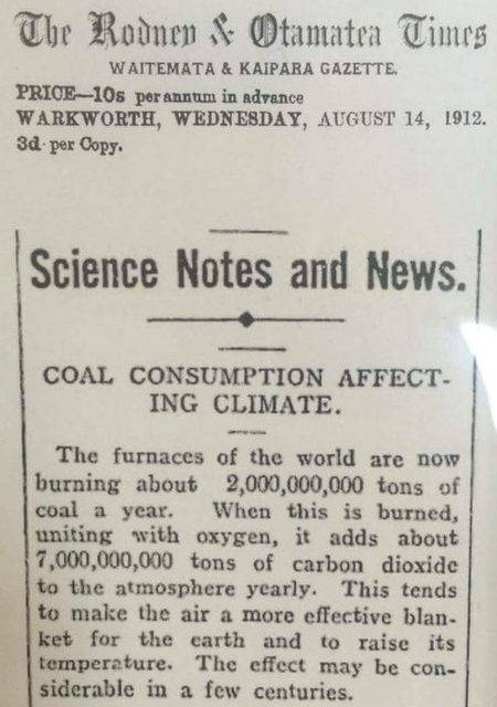 Nota de una gaceta de Nueva Zelanda, 1912 Nota de una gaceta de Nueva Zelanda, 1912