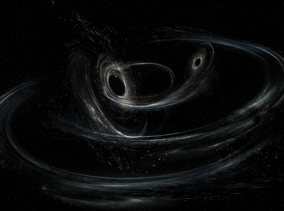 Un agujero negro arrojado por ondas gravitacionales
