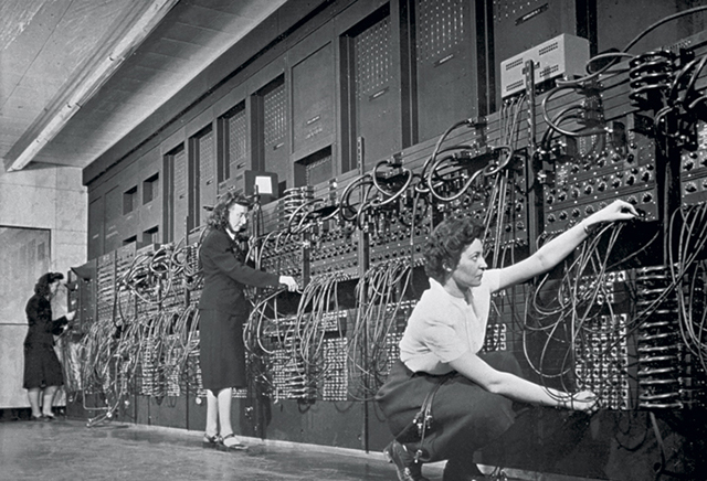 Tres de las mujeres que programaron ENIAC: De izquierda a derecha, Jean Jennings Marlyn Wescoff y Ruth Lichterman