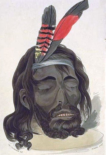 Yagan, líder de la resistencia aborigen contra los ingleses