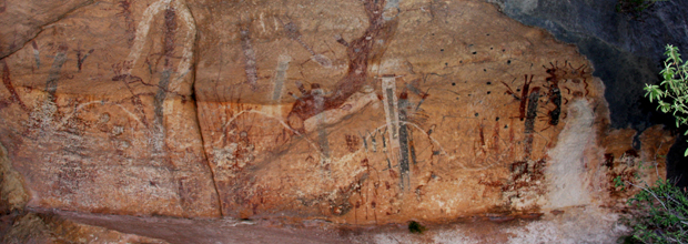 Pinturas rupestres en la región de Lower Pecos