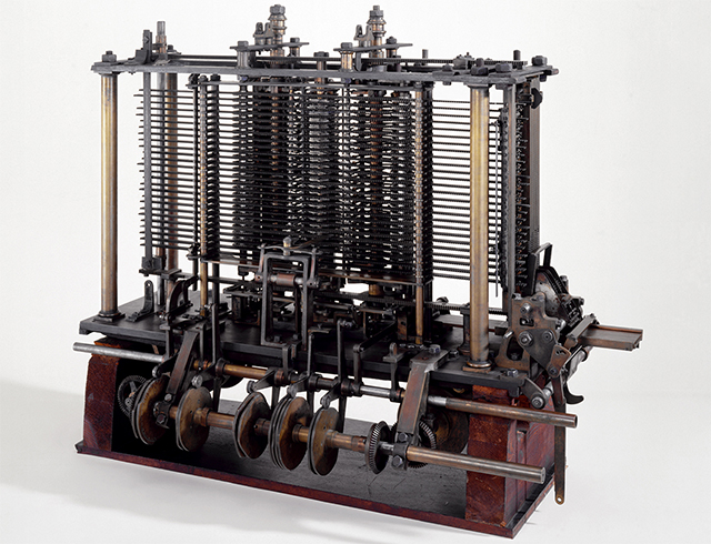 La máquina analítica de Charles Babbage, la primera máquina calculadora completamente automatizada