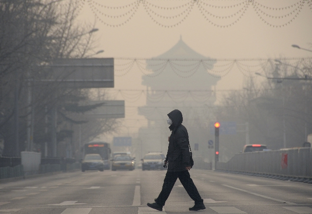 La contaminación del aire en Pekín