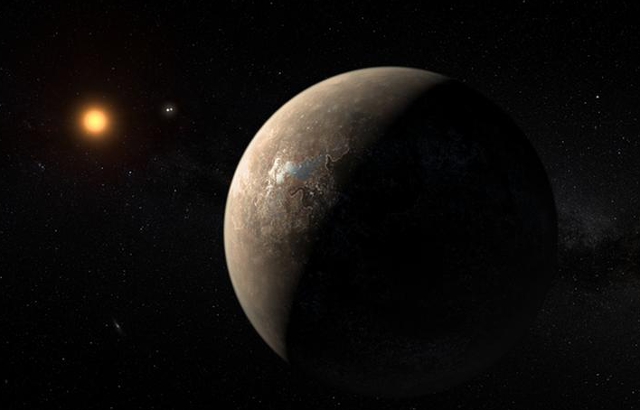 El cielo de Próxima b: Próxima Centauri y las dos Alfas