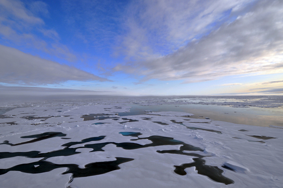 Emisiones de gas metano en el océano ártico