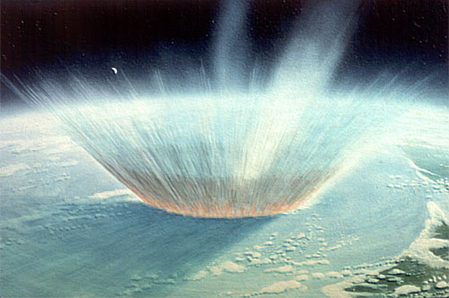 Enorme meteorito cae en la Tierra
